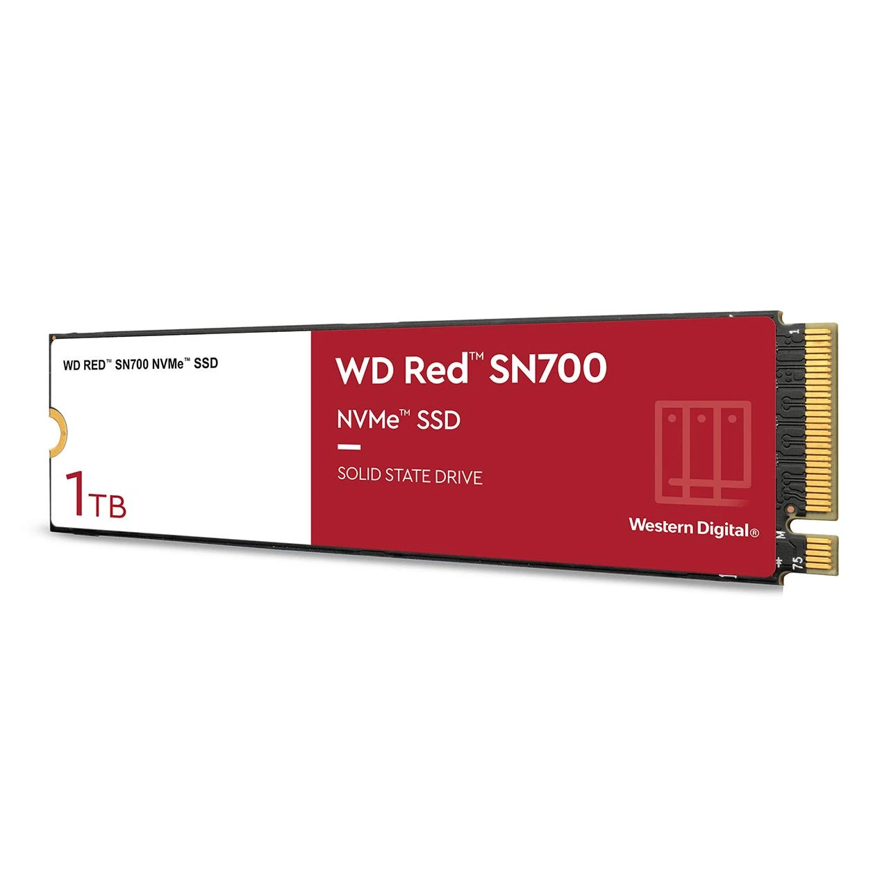 WD Raudona SSD SN700 NVMe 1TB M.2 2280 PCIe Gen3 8Gb/s vidinis diskas NAS įrenginiams, maitinamas „SANDISK“