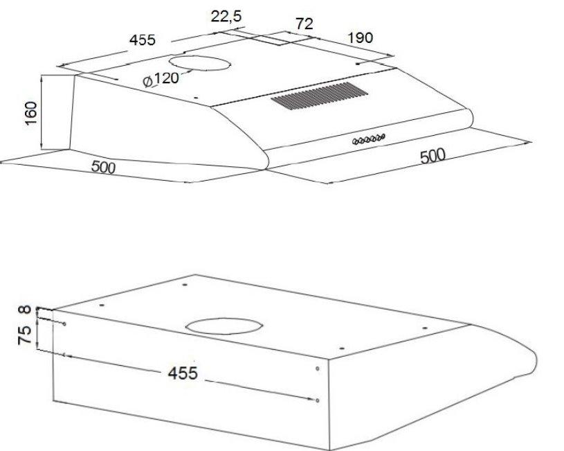 Gartraukis Akpo WK-7 P-3050 50 WK7P3050CZ Hood (Juodas) aprašymas - Prekės nuotrauka