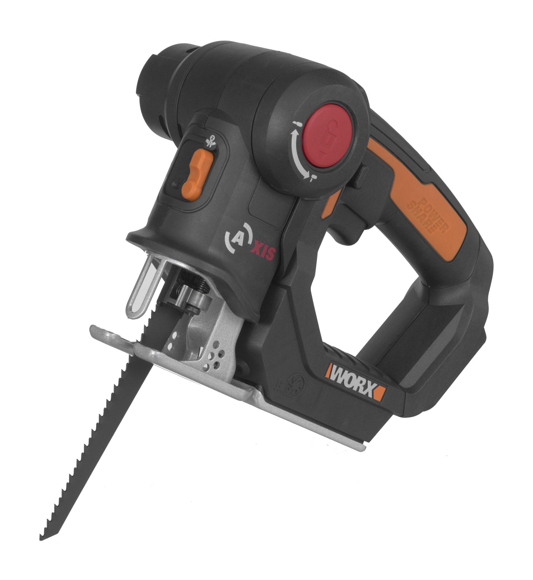 Akumuliatorinis siaurapjūklis WORX WX550.9 (be akum. ir kroviklio)