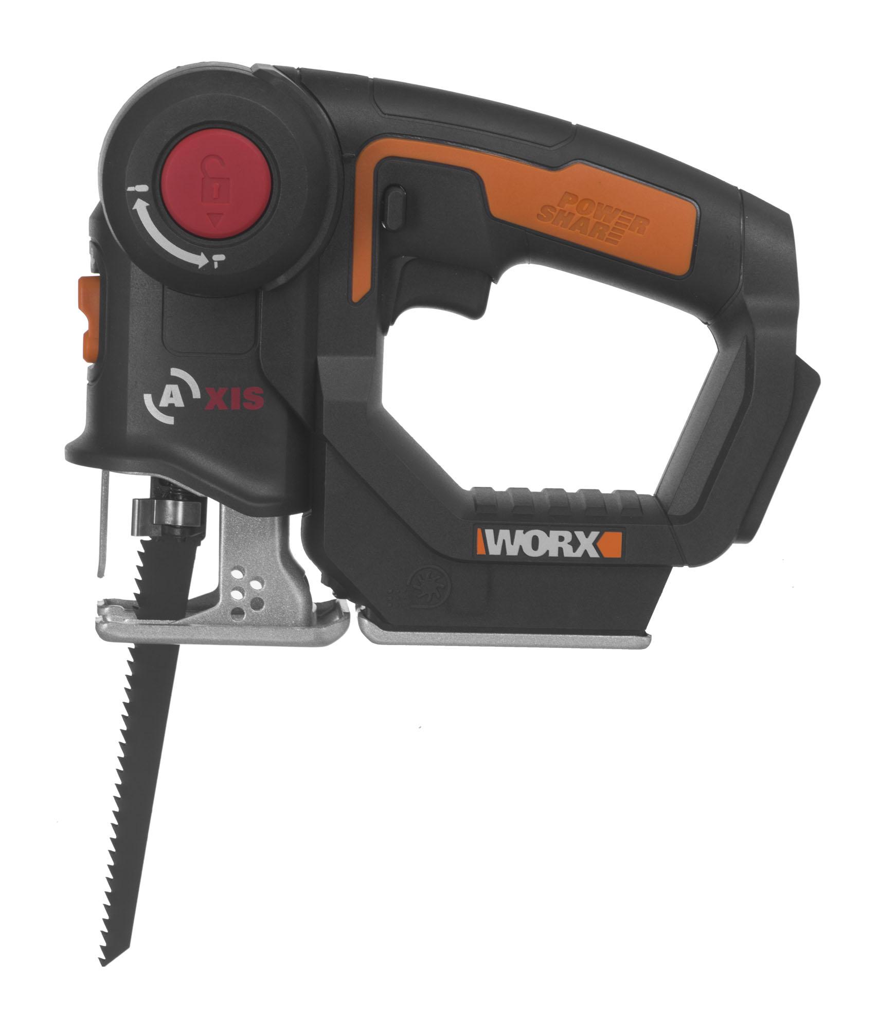 Akumuliatorinis siaurapjūklis WORX WX550.9 (be akum. ir kroviklio)