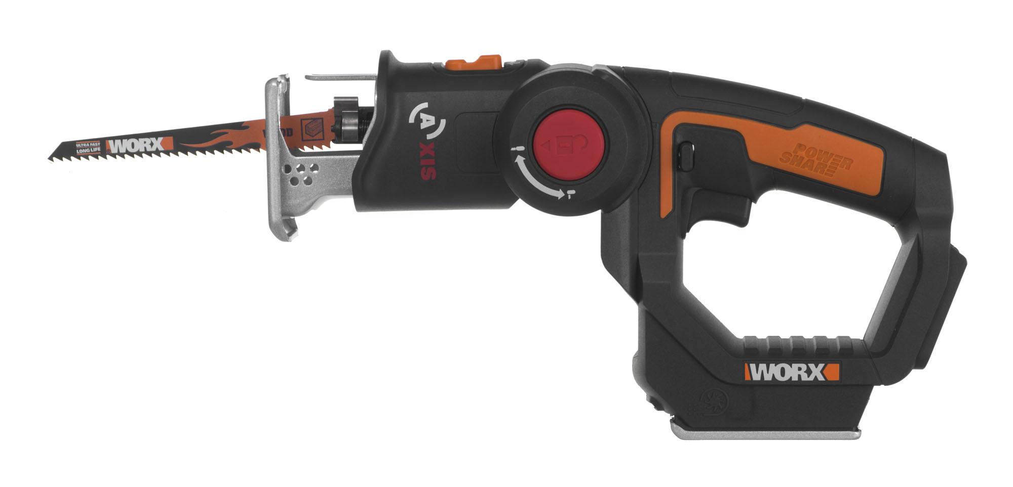 Akumuliatorinis siaurapjūklis WORX WX550.9 (be akum. ir kroviklio)