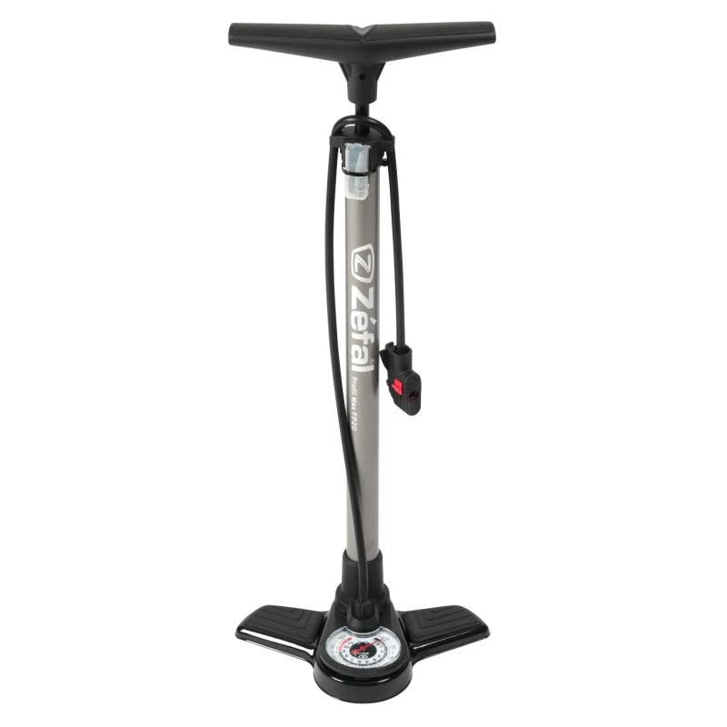 Floor Pump Zefal Profil Max FP20 Sidabrinis