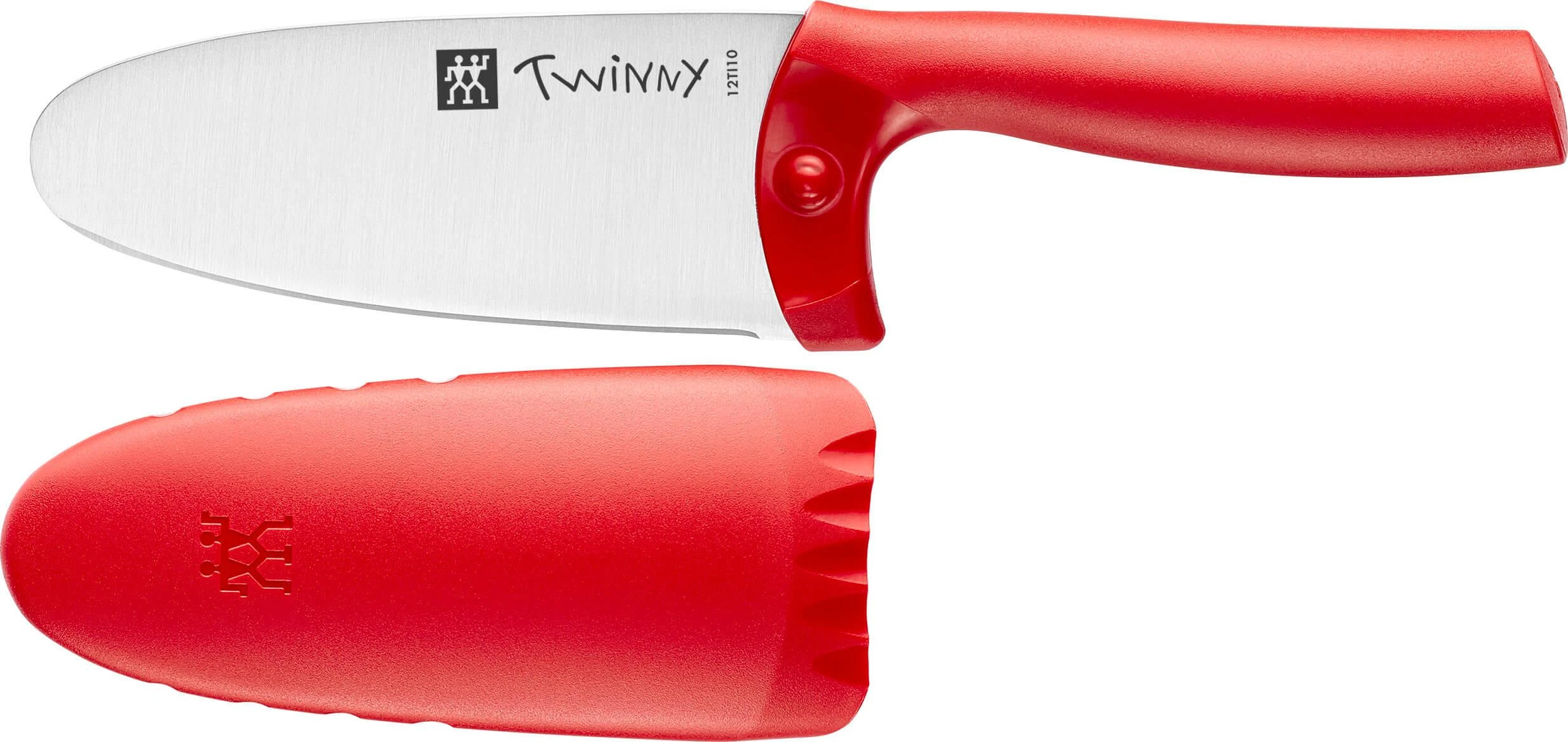 Vaikiškas virtuvinis peilis Zwilling Twinny, 10 cm, Raudonas