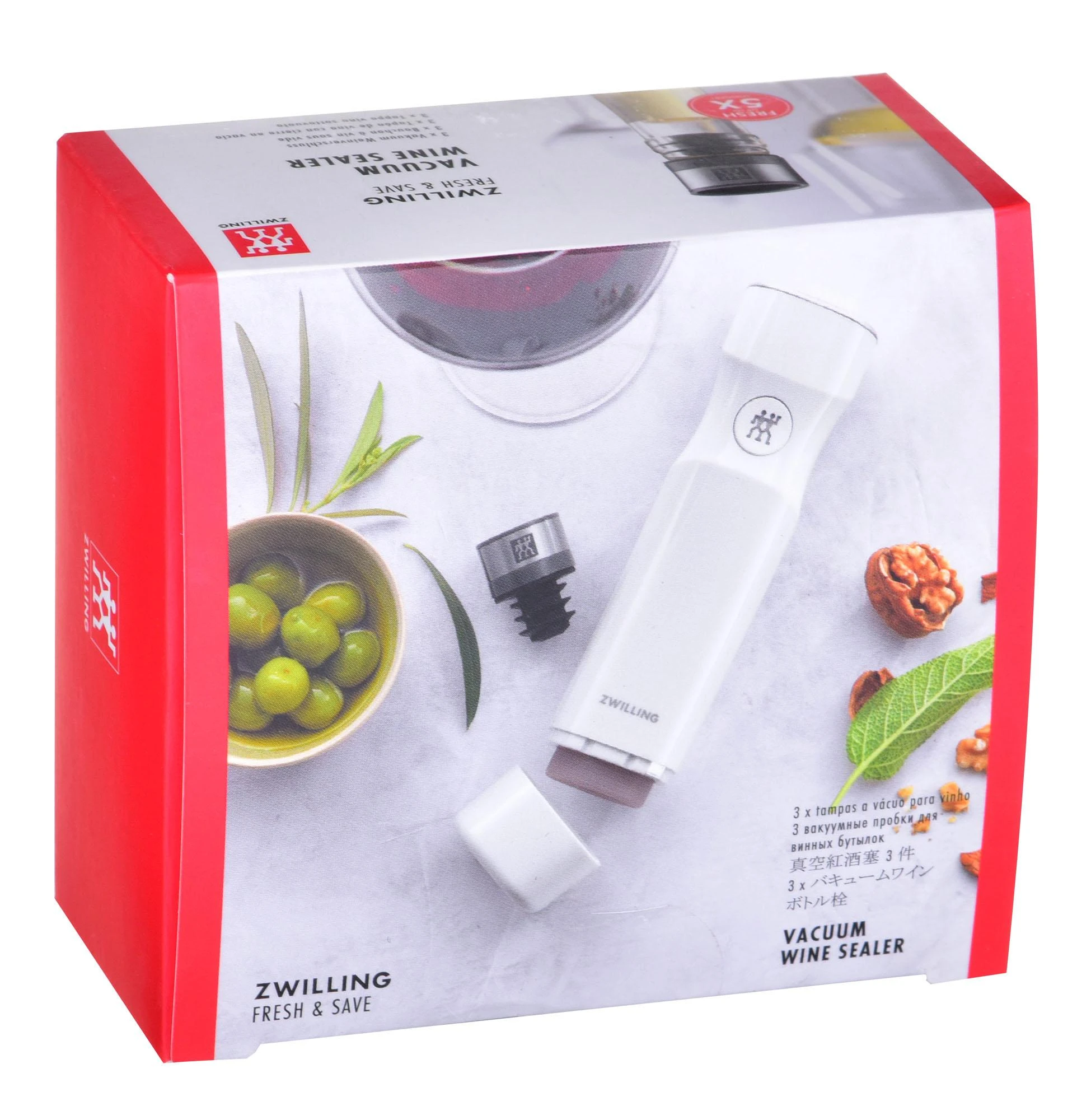 Vakuuminiai Kamščiai - Zwilling Fresh & Save 3 Cm Plastikinė, Nerūdijančio Plieno