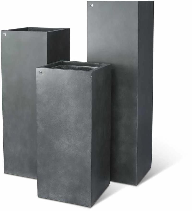 Fleur Ami Vokietija fleur ami 35x35x100cm vazonas Division Lite Column, concrete anthracite