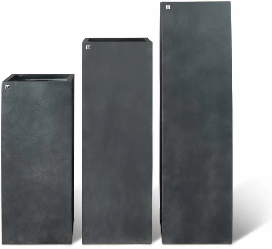 Fleur Ami Vokietija fleur ami 35x35x80cm vazonas Division Lite Column, concrete anthracite