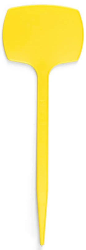 Nicoli 15cm žymekliai augalams, geltonos spalvos, 50vnt.