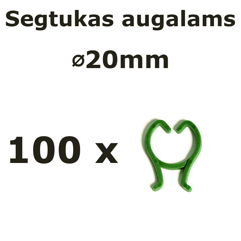 Nicoli 20mm segtukai augalams, 100vnt.