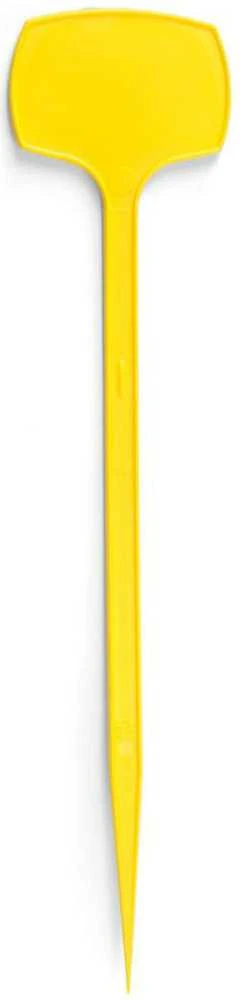 Nicoli 28cm žymekliai augalams, geltonos spalvos, 50vnt.