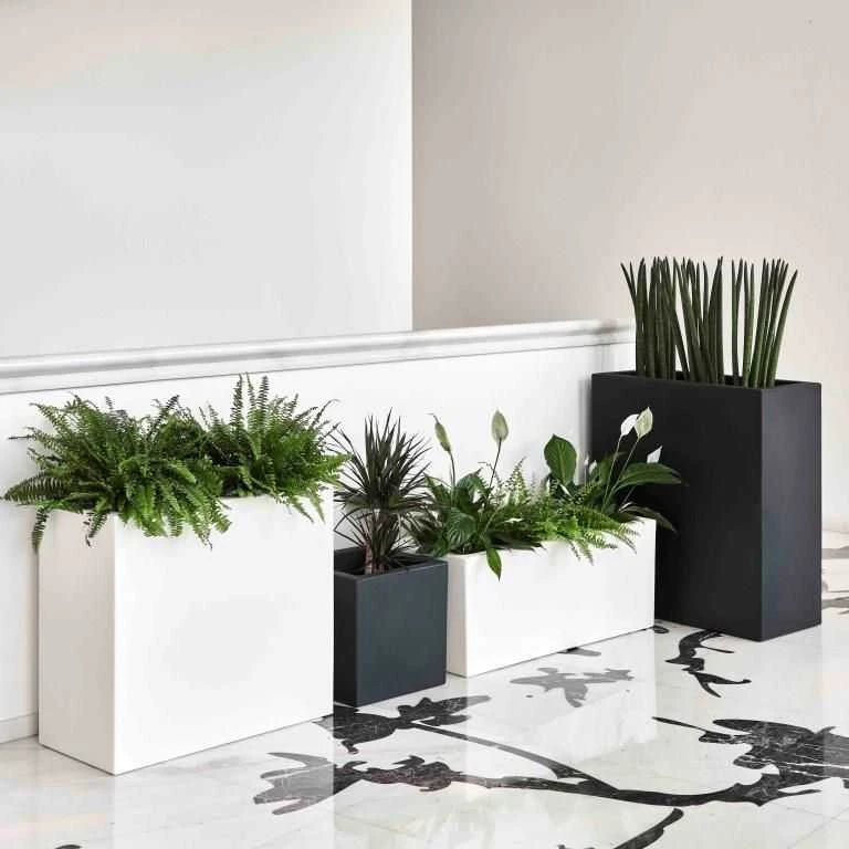 Teraplast Italija Teraplast 79x39x70cm vazonas Schio Tower 80 antracito spalvos