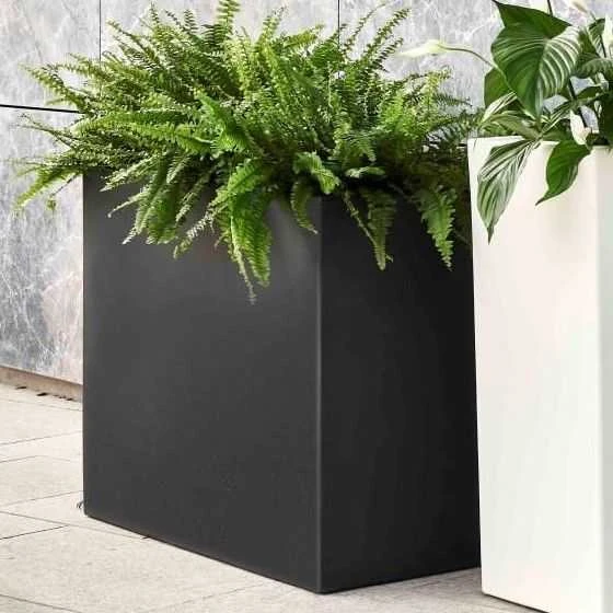 Teraplast Italija Teraplast 79x39x70cm vazonas Schio Tower 80 antracito spalvos