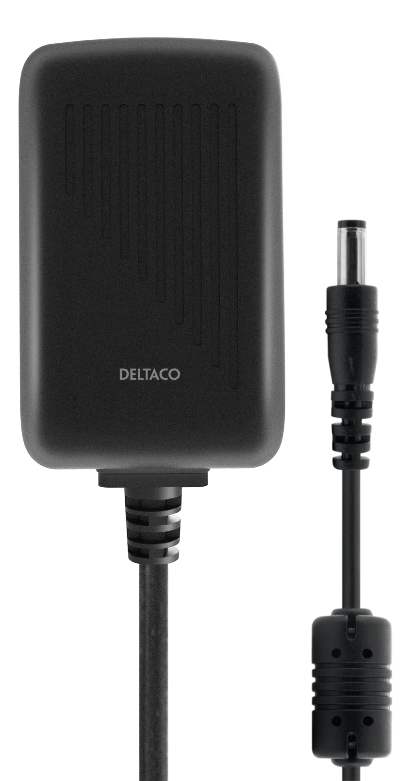 Deltaco 12V maitinimo adapteris su apvalia jungtimi