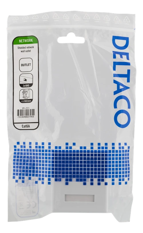 DELTACO DisplayPort adapteris, baltas / VR-221