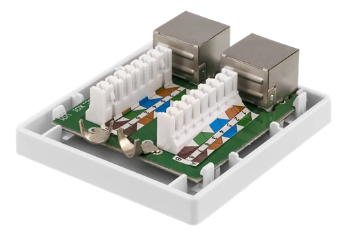 DELTACO DisplayPort adapteris, baltas / VR-221