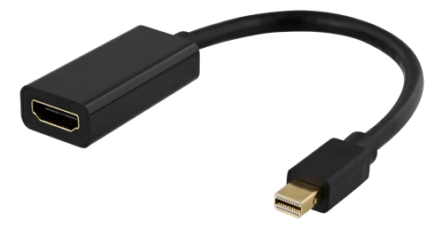 Deltaco DP į HDMI adapteris su auksuota jungtimi