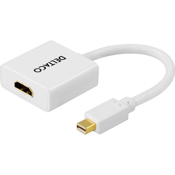 Baltas mini DisplayPort į HDMI adapteris