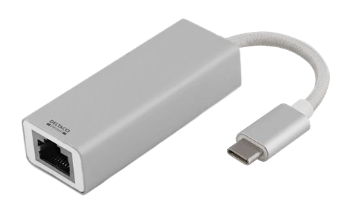 Deltaco USB-C į Ethernet tinklo adapteris