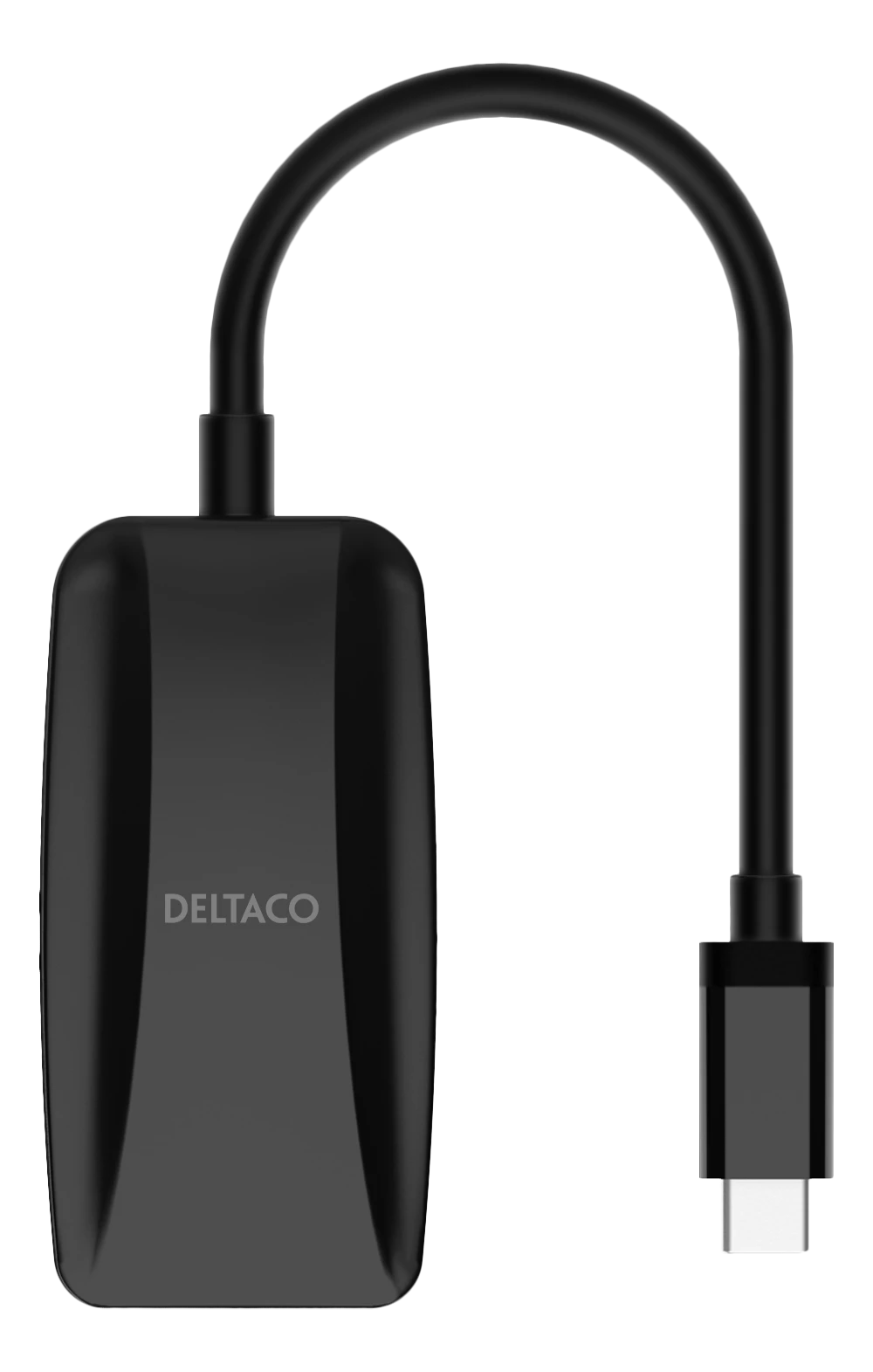 Deltaco USB-C į DisplayPort adapteris, juodas
