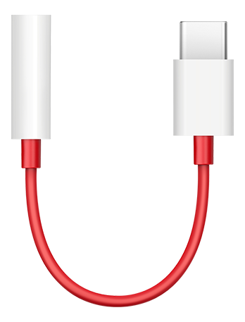 Adapteris OnePlus Type-C į 3.5mm, raudonas / 6060020 | Varle.lt