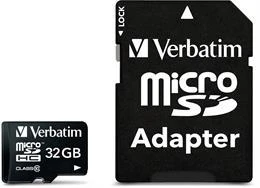 Verbatim 32GB Micro SDHC kortelė su SD adapteriu
