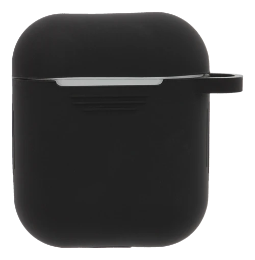 DELTACO MCASE-AIRPS001 „AirPods“ Silikoninis dėklas, Juodas