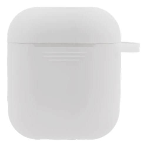 Deltaco baltas silikoninis AirPods dėklas