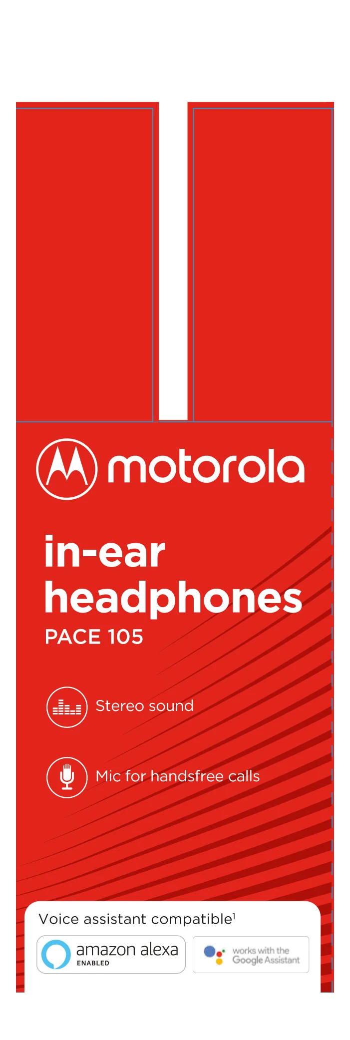 Motorola Pace 105 ausinių pakuotė