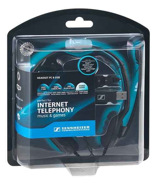 Ausinės Sennheiser Epos PC 8 USB