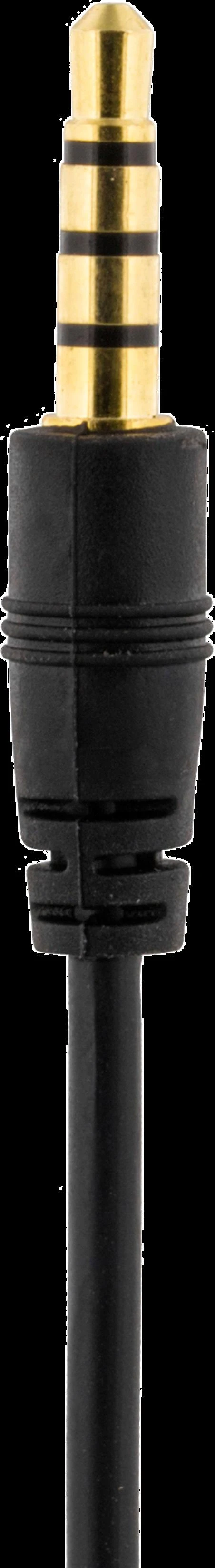 Deltaco ausinių 3.5mm 4-pin jungtis