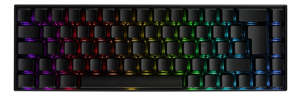 Bevielė 65% klaviatūra DELTACO GAMING DK440R priekiniai lazeriniai klavišai, RGB, Kailh Raudona, N klavišo apvertimas, JK išdėstymas, rožinė / RGB / GAM-100-UK