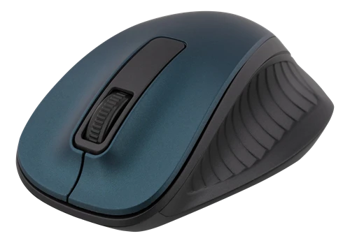 Bevielė optinė pelė Deltaco 1200 DPI, mėlyna / MS-708