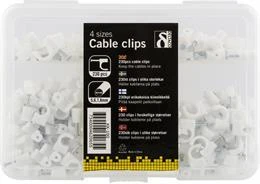 Cable clamp Deltaco 230pcs 5, 6, 7, 8m / KK-100