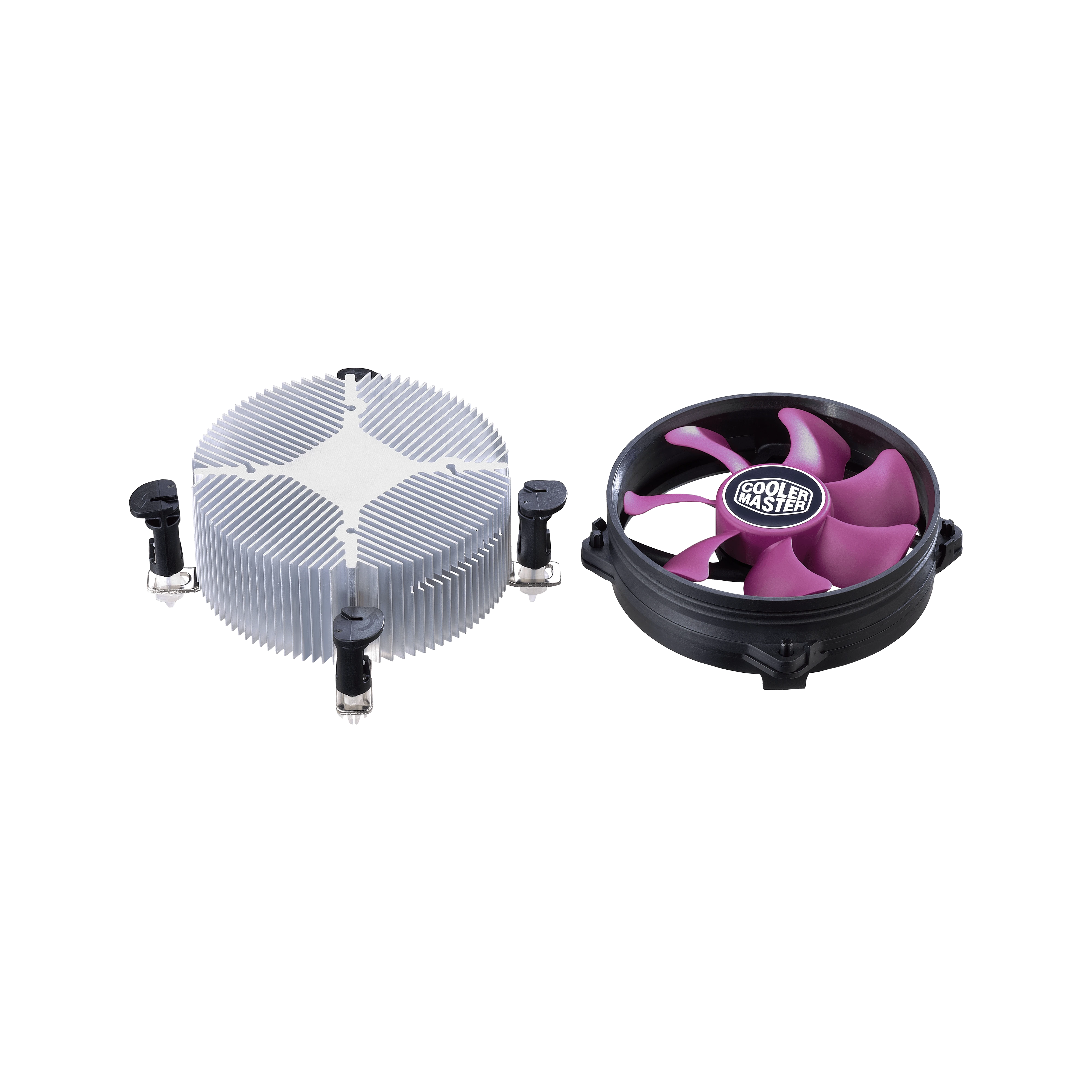 Cooler Master X Dream i117 Procesorius Aušintuvas 9,5 cm Aliuminis, Violetinė