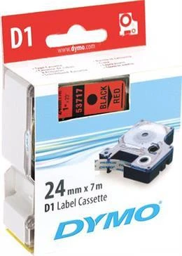D1, prekės ženklo juosta, 24 mm, juodas tekstas ant biurokratijos, 7m - 53717 DYMO / S0720970