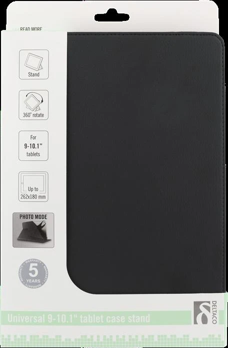 Dėklas DELTACO 9/10.1", juodas / TPF-1220