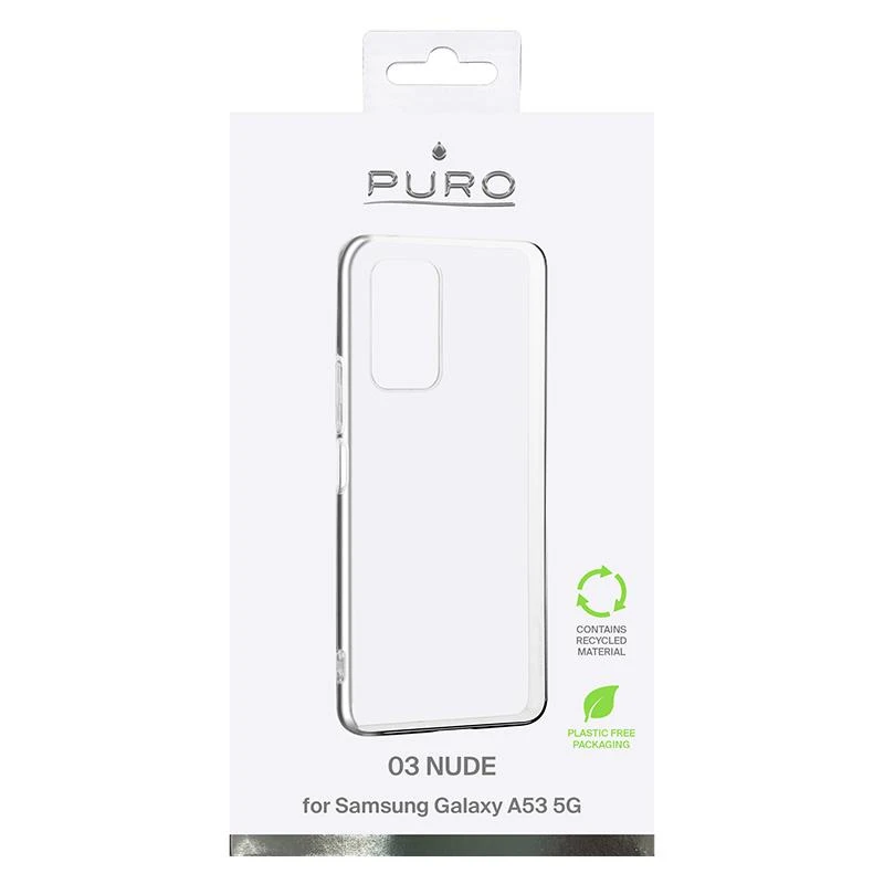 SBS Dėklas PURO 0.3 NUDE skirtas Samsung Galaxy A53 5G, skaidrus / SGA5303NUDETR