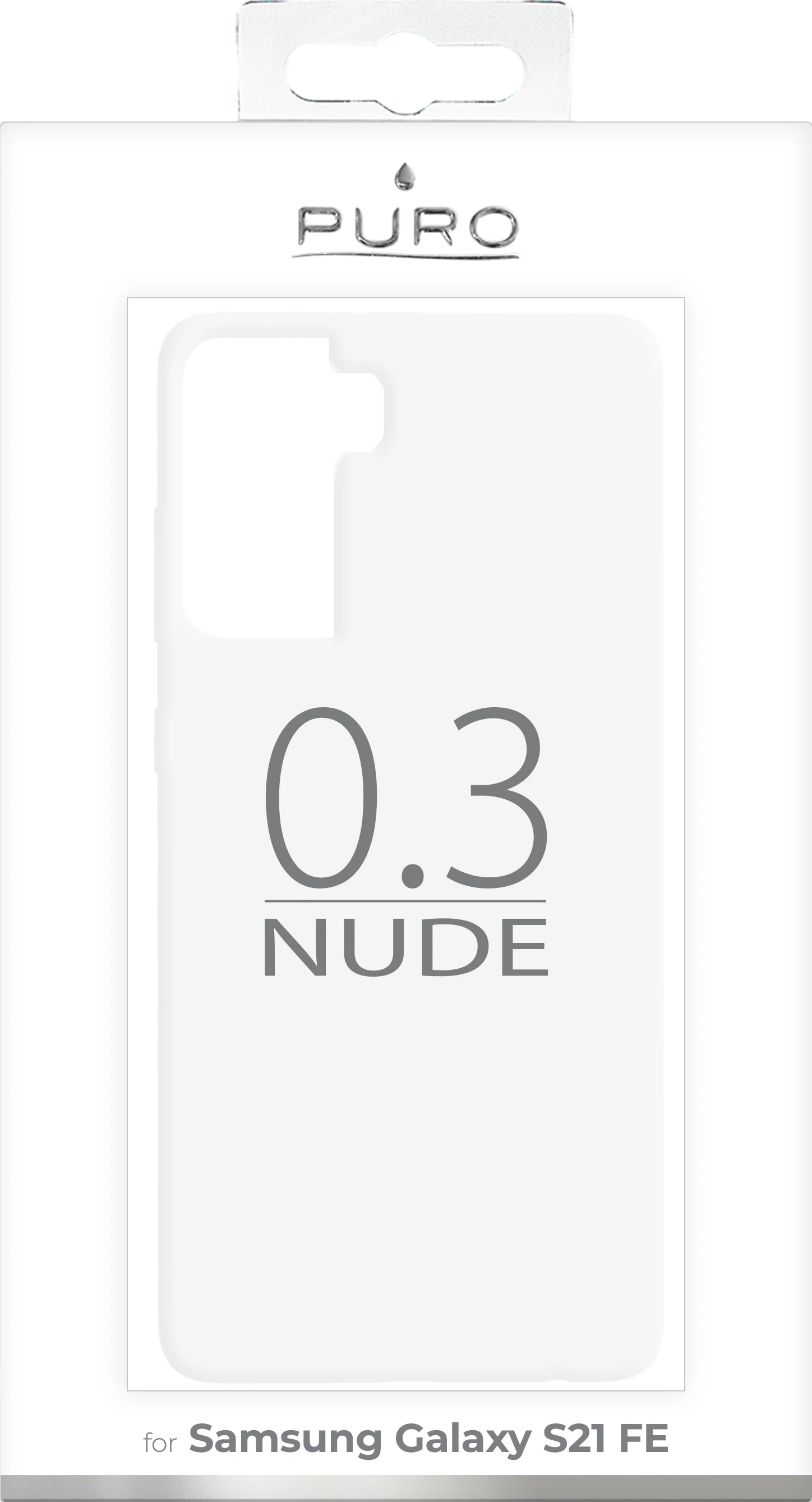 Dėklas PURO 0.3 nude, skirtas Samsung Galaxy S21, skaidrus / 2830235