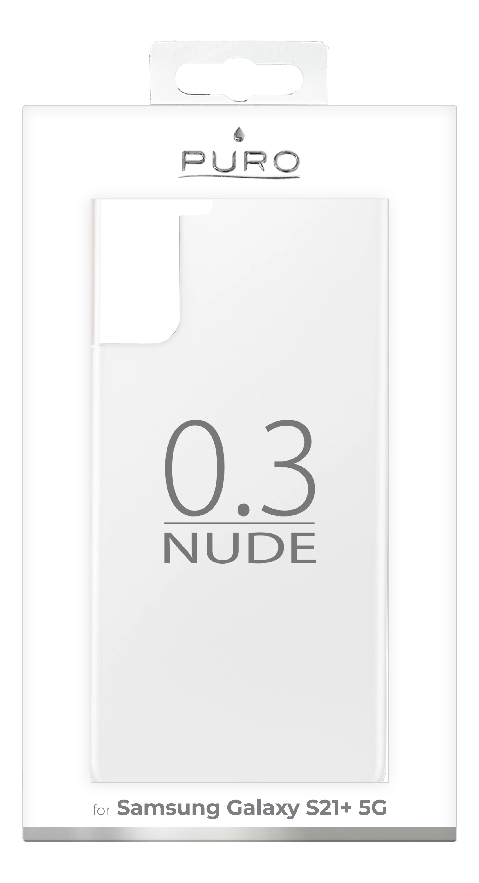 Dėklas PURO 0.3 Nude, skirtas Samsung Galaxy S21+, skaidrus / SGS21P03NUDETR / 2830037