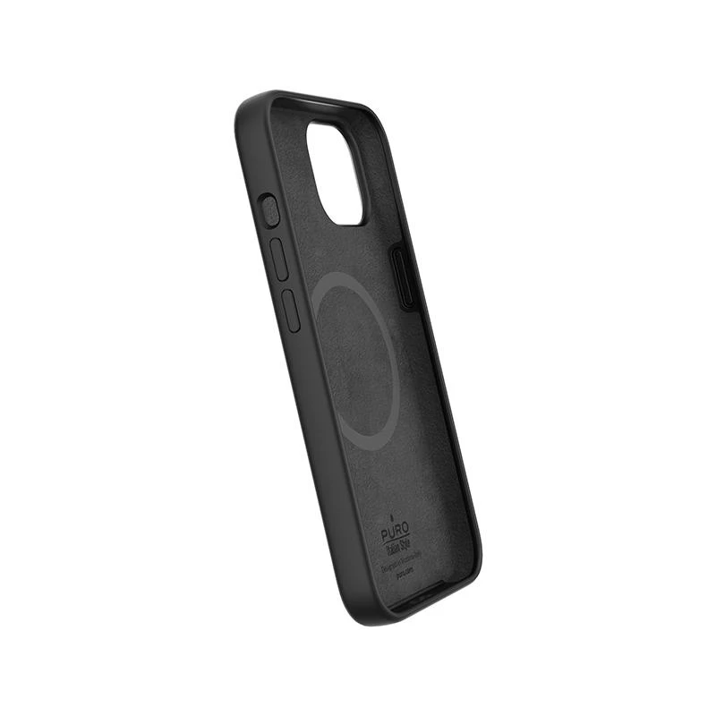 PURO ICON MAG MagSafe dėklas skirtas Apple iPhone 14/13 6,1", juodas