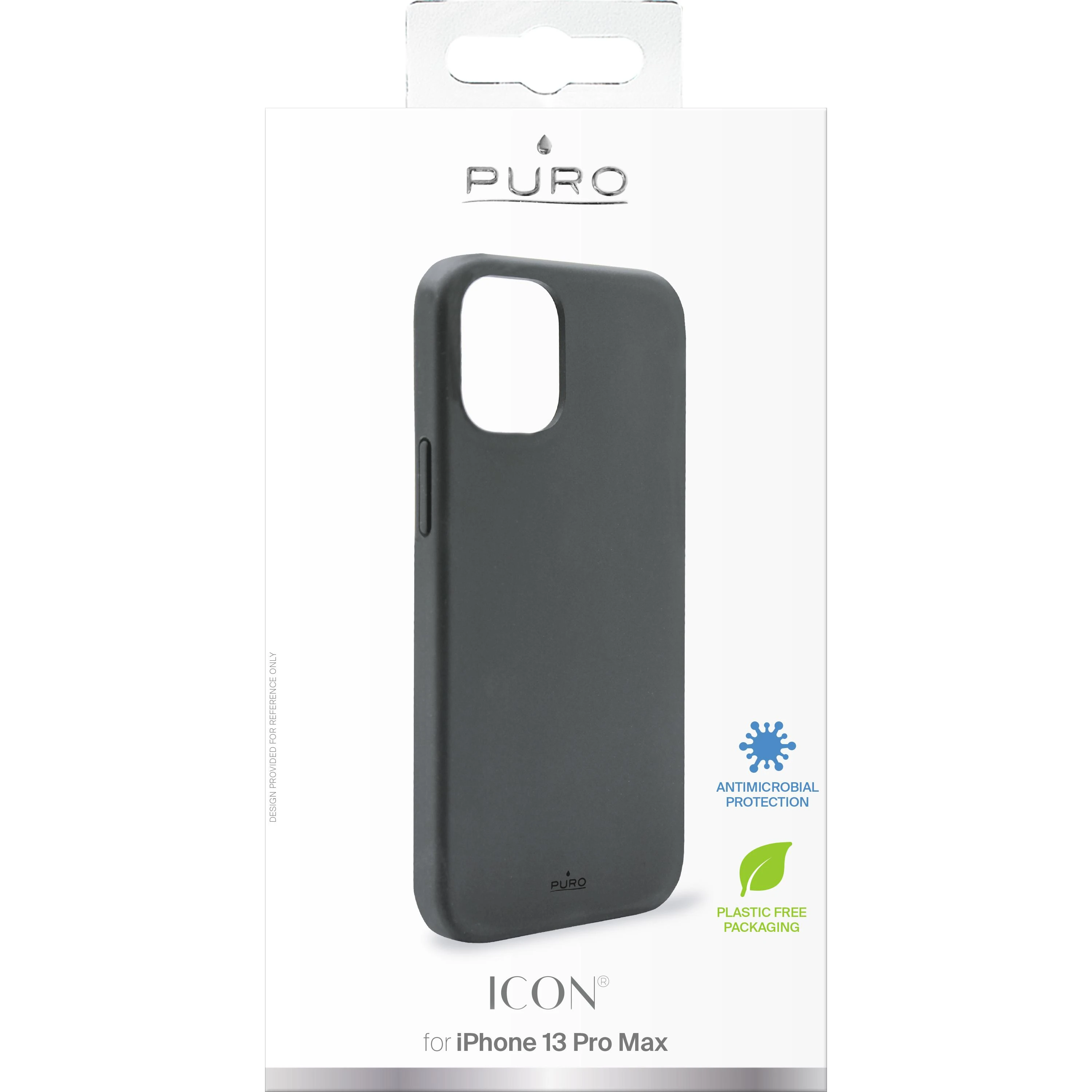 Dėklas PURO skirtas iPhone 13 Pro Max, juodas / IPC1367ICONBLK / 2830316