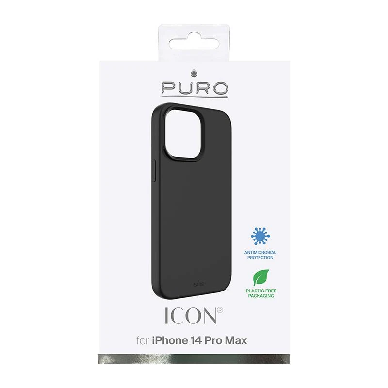 SBS Dėklas PURO skirtas iPhone 14 Pro Max, juodas / IPC14P67ICONBLK
