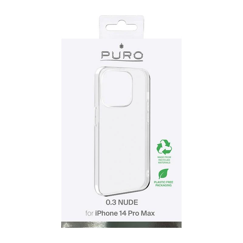 SBS Dėklas PURO skirtas iPhone 14 Pro Max, skaidrus / IPC14P6703NUDETR