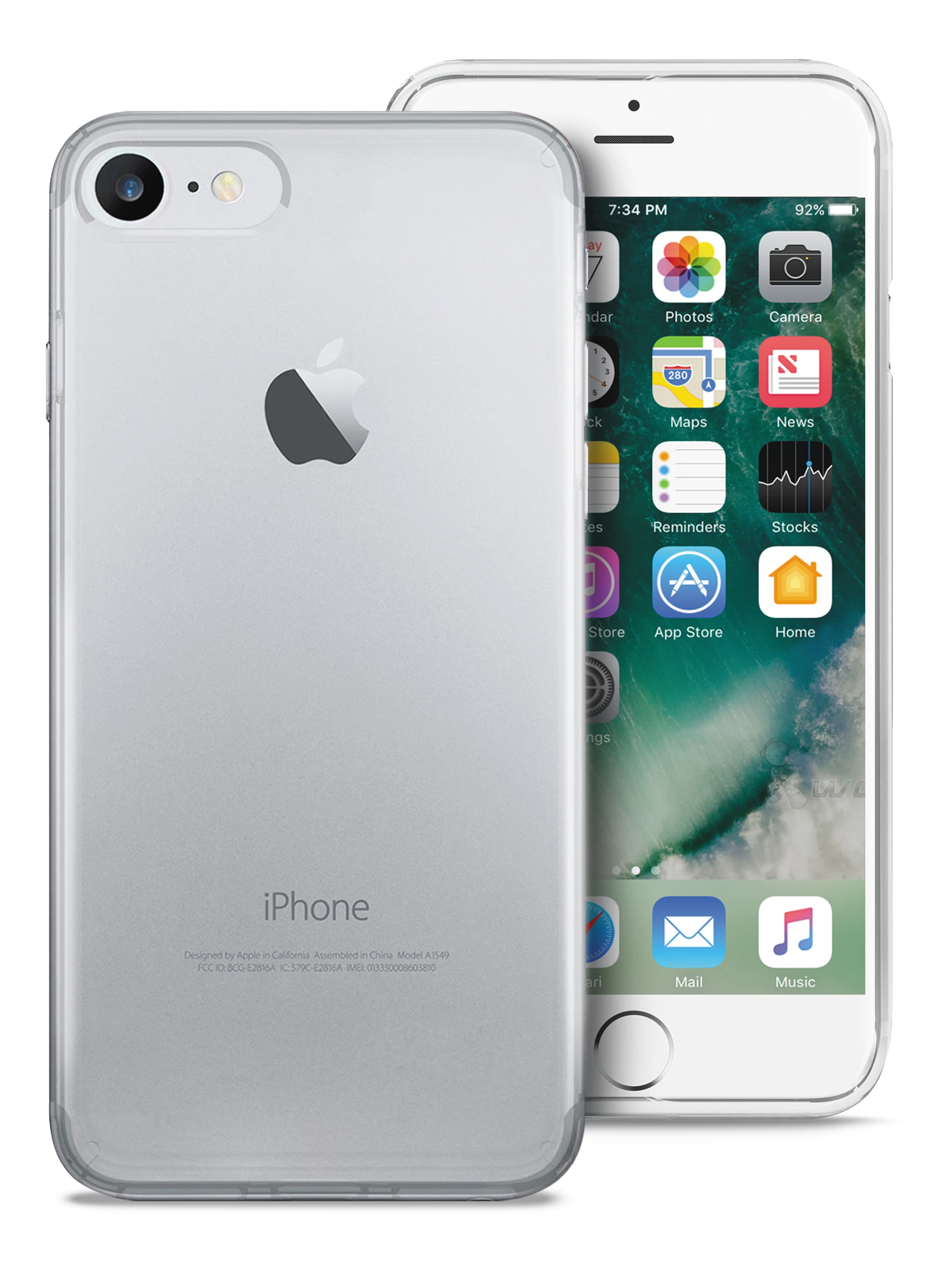 Dėklas Puro skirtas iPhone 6/6S/7/8/SE 2020, 0.3 Nude, skaidrus / IPC74703NUDETR / 155823