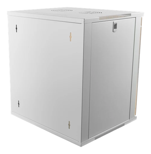 DELTACO 19 colių spintelė, 12U, 540x450mm, stovima arba sieninė, stiklinė