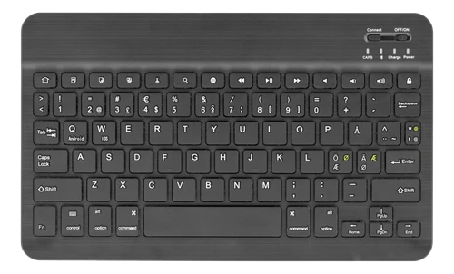 „DELTACO“ dėklas ir „Bluetooth“ klaviatūra 10 „planšetėms, juodas TB-137