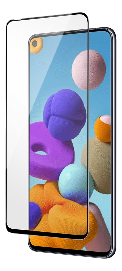 Deltaco Grūdinto stiklo ekrano apsauga skirta Samsung Galaxy A21s, 2.5D, SCRN-A21s