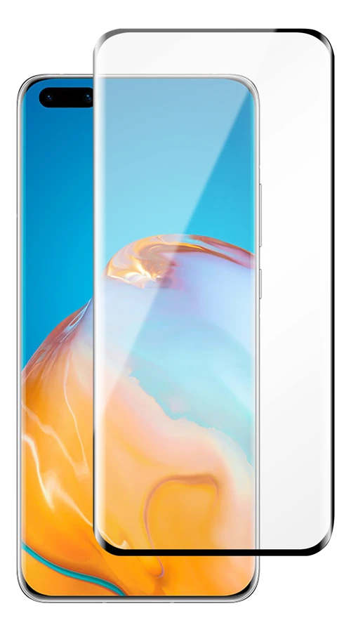 „DELTACO“ ekrano apsauga, skirta „Huawei P40 Pro“, 2,5D stiklas, visas ekranas