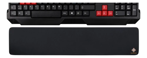 Klaviatūra Atrama riešui DELTACO GAMING 440x95x18mm, juoda / GAM-003