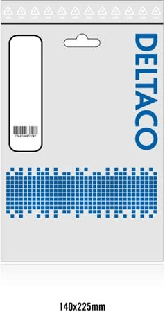 Kabelis Deltaco, 10m, max 250V / 10A, baltas DEL-111AV