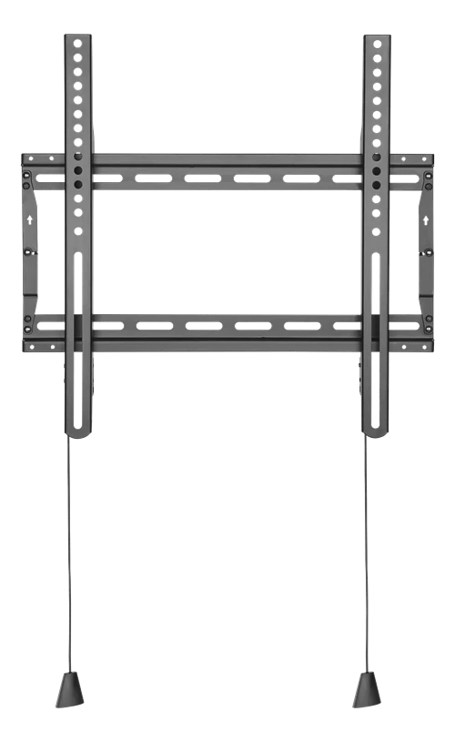 Fiksuotas sieninis laikiklis DELTACO OFFICE lankstomas, 32 "-70", 70 kg, 75x75-400x400, juodas / ARM-0200